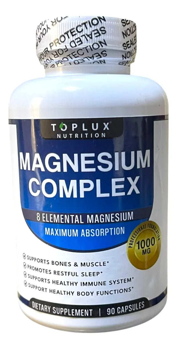Suplemento De Magnesium Complex 8 Elements, 90 Cápsulas