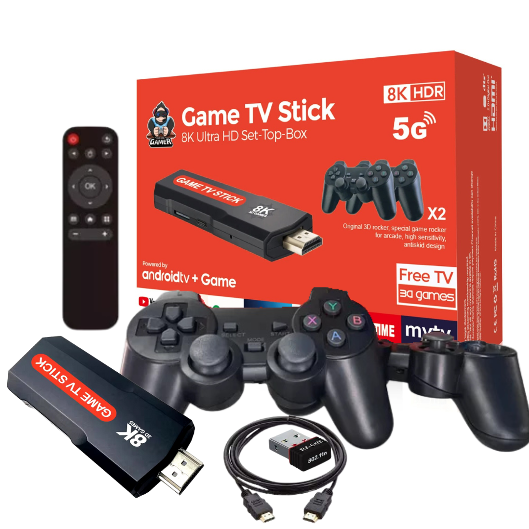 Game TV Stick 8K Ultra HD - Convertidor De Tv A Smart