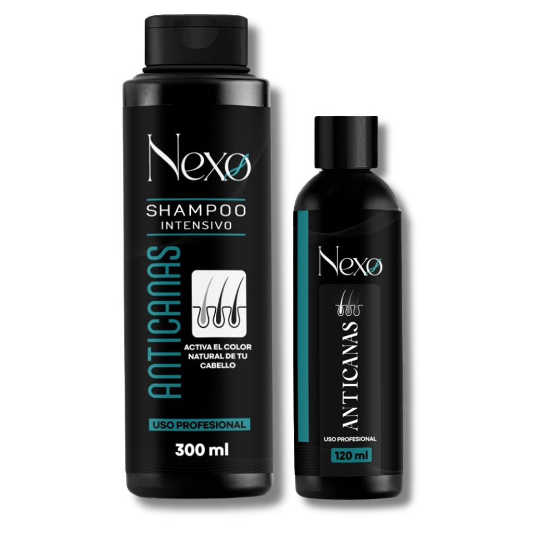 SHAMPOO ANTICANAS NEXO + TRATAMIENTO ACTIVADOR