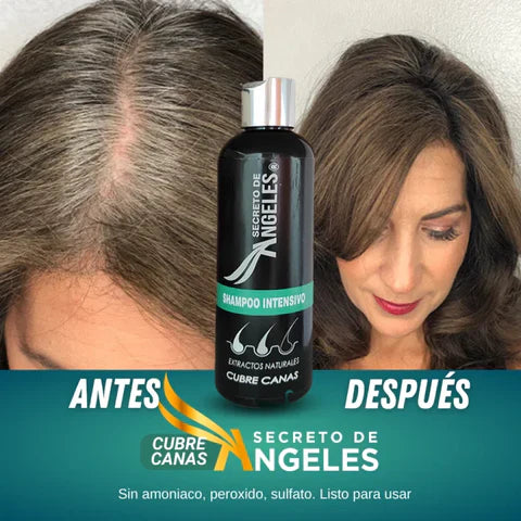 .Shampoo Cubre Canas SECRETO DE ÁNGELES + 2 OBSEQUIO