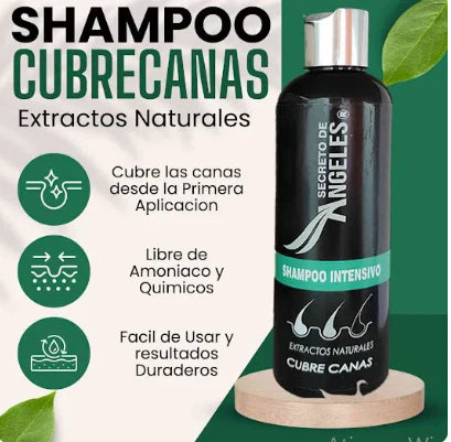 .Shampoo Cubre Canas SECRETO DE ÁNGELES + 2 OBSEQUIO