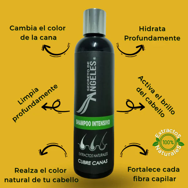.Shampoo Cubre Canas SECRETO DE ÁNGELES + 2 OBSEQUIO