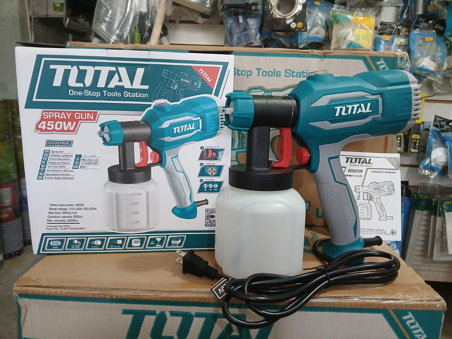 Pistola Para Pintar Eléctrica de 450w de potencia