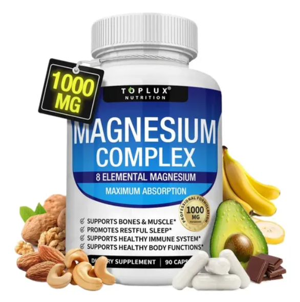 Suplemento De Magnesium Complex 8 Elements, 90 Cápsulas