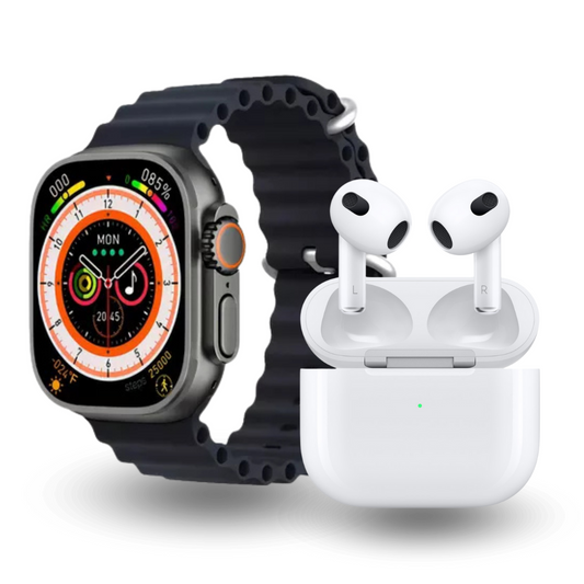 COMBO1: Smart Watch T10 Ultra + Airpods Tercera Generación