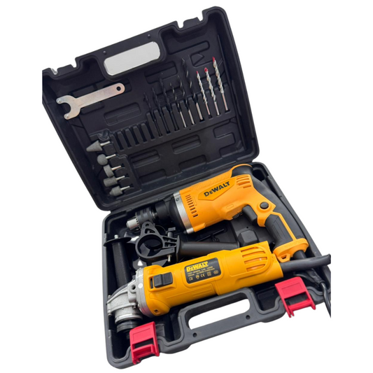 Kit Taladro + Pulidora Cableada DeWalt