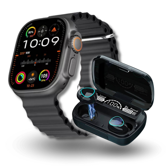 COMBO2: Smart Watch T10 Ultra + Audifonos M10