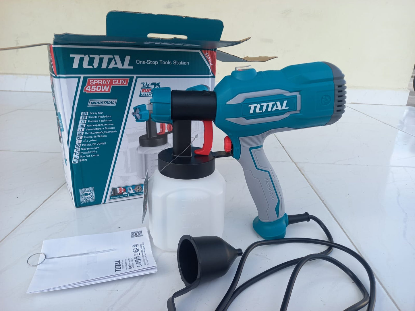 Pistola Para Pintar Eléctrica de 450w de potencia