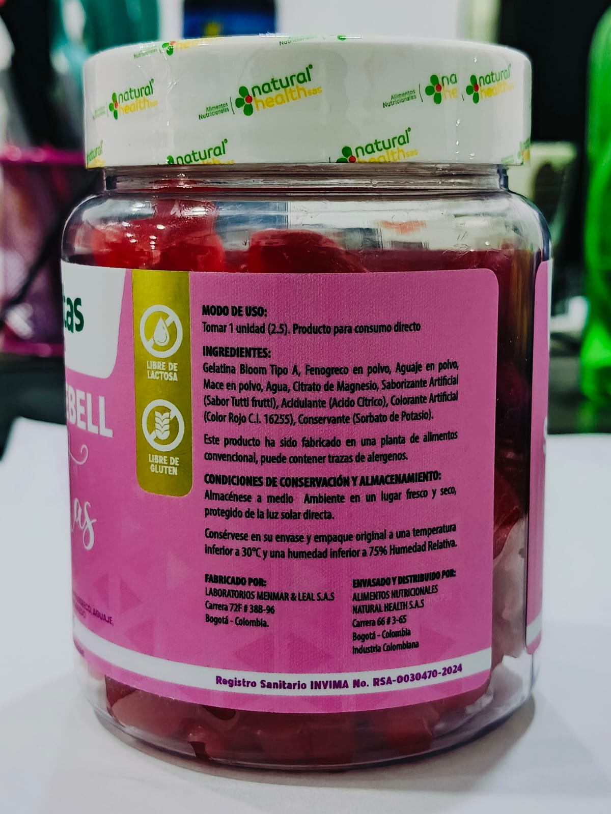 Gomitas Siemprebell Adulto - Aumenta busto y glúteos