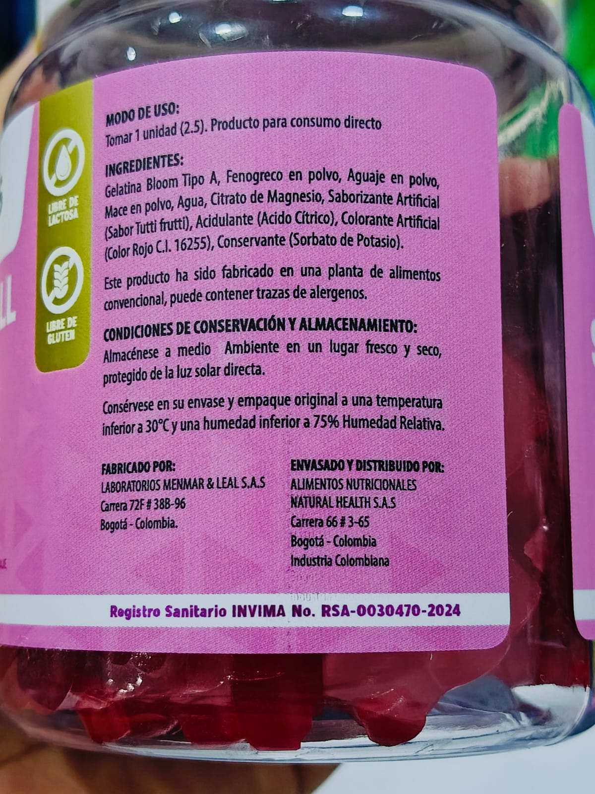Gomitas Siemprebell Adulto - Aumenta busto y glúteos