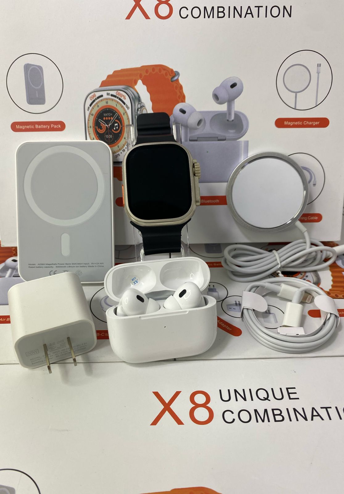 Reloj Smartwatch X8 Ultra Y Audífonos Airpods